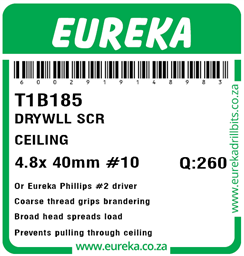 T1B185 - Ceiling Screw -T1B185_Label_T